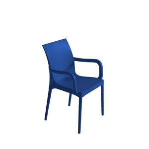 Plastová Židle S Područkami Eset Modrá