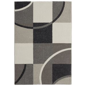 Tkaný koberec Palermo 3, 160/230cm, Šedá